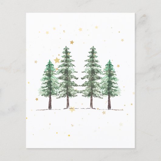 Weihnachtsfeiern & Feiertage Einladung (Rückseite)