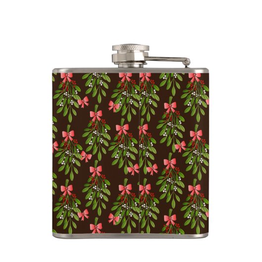 Weihnachtsfeiern - Flasche Flachmann (Rückseite)