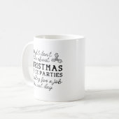 Weihnachtsfeiern im Büro Kaffeetasse (Vorderseite Links)