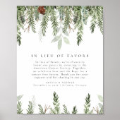 Weihnachtsfeiern in der Rolle der Favors Tabletop- Poster (Vorne)