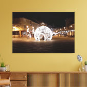 Weihnachtsfeiern in Esztergom Ungarn. Leinwanddruck (Insitu (Wohnzimmer))