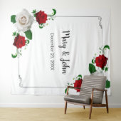 Weihnachtsfeiern in Rosa und Weiß - Foto im Hinter Wandteppich (Beispiel (Horizontal))