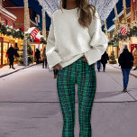 Weihnachtsfeiern in Schattierungen von Grün Leggings<br><div class="desc">Dieses Weihnachtsthema Plaid Schattierungen grün sieht so cool,  trendig und hübsch aus! Ideal zum Tragen mit festem Top und zum Party bereit! Kann auch außerhalb der Saison getragen werden.</div>