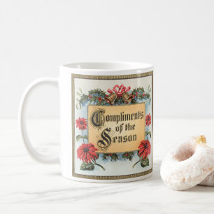 Weihnachtsfeiern in Verziertem Rahmen Kaffeetasse
