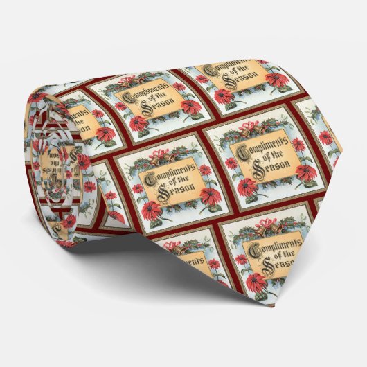 Weihnachtsfeiern in Verziertem Rahmen Krawatte (Gerollt)