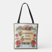 Weihnachtsfeiern in Verziertem Rahmen Tasche (Rückseite)