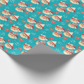 Weihnachtsfeiern + Kekse Weihnachtsgeschenke Wrapp Geschenkpapier (Ecke)