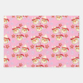 Weihnachtsfeiern + Kekse Weihnachtsgeschenke Wrapp Geschenkpapier Set (Vorderseite 2)