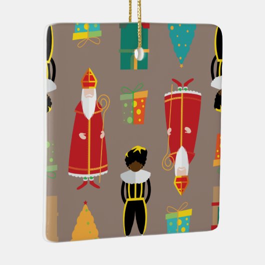 Weihnachtsfeiern Keramikornament (Rechts)