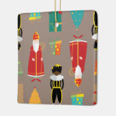 Weihnachtsfeiern Keramikornament (Links)