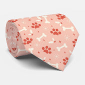 Weihnachtsfeiern & Knochen Weihnachtsmuster Krawatte (Gerollt)