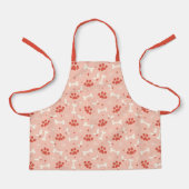 Weihnachtsfeiern & Knochen Weihnachtsmuster Schürze (Vorderseite)