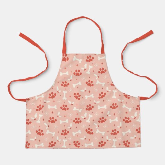 Weihnachtsfeiern & Knochen Weihnachtsmuster Schürze (Vorderseite)