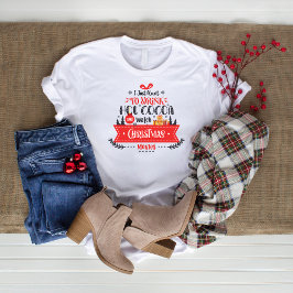 Weihnachtsfeiern Moderne Typografie T-Shirt