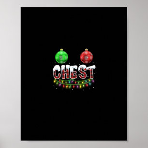 Weihnachtsfeiern passend Kastanien Poster