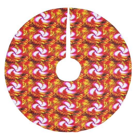 Weihnachtsfeiern Polyester Weihnachtsbaumdecke (Vorderseite)