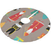 Weihnachtsfeiern Polyester Weihnachtsbaumdecke (Schrägansicht)