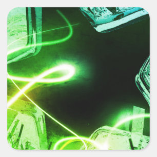 Weihnachtsfeiern Quadratischer Aufkleber