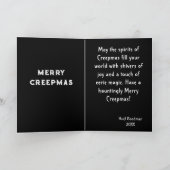 Weihnachtsfeiern Skelett Karte (Innenseite)