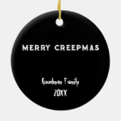 Weihnachtsfeiern Skelett Keramik Ornament (Hinten)