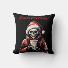 Weihnachtsfeiern Skelett Kissen
