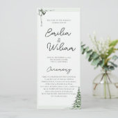 Weihnachtsfeierprogramm (Stehend Vorderseite)