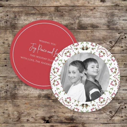 Weihnachtsfeiertag 1 Foto Botanische Pinienwälder Einladung