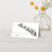 Weihnachtsfeiertag #2 Escort Card Platzkarte (Rückseite)