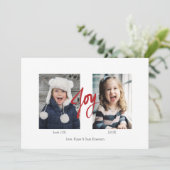 Weihnachtsfeiertag 2 Foto - Flat Card Feiertagskarte (Stehend Vorderseite)