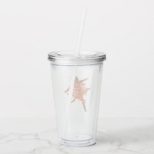 Weihnachtsfeiertag | 4-Alarmanlage Acryltrinkbecher (Rückseite)