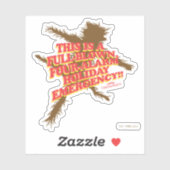 Weihnachtsfeiertag | 4-Alarmanlage Aufkleber (Blatt)