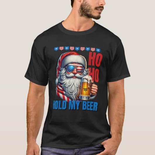 Weihnachtsfeiertag 4. Juli Patriotisches Hotel T-Shirt (Vorderseite)