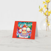 Weihnachtsfeiertag 6 karte (Gelbe Blume)