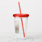 Weihnachtsfeiertag Acrylic Tumbler Acryltrinkbecher (Links)