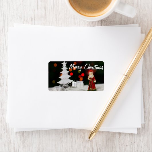 Weihnachtsfeiertag Adressaufkleber (Insitu)