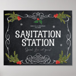 Weihnachtsfeiertag am Sanitärstation Poster