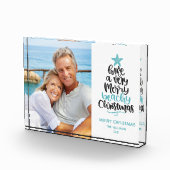 Weihnachtsfeiertag am Strand Fotoblock (Rechts)