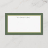 Weihnachtsfeiertag Angel  Visitenkarte (Rückseite)