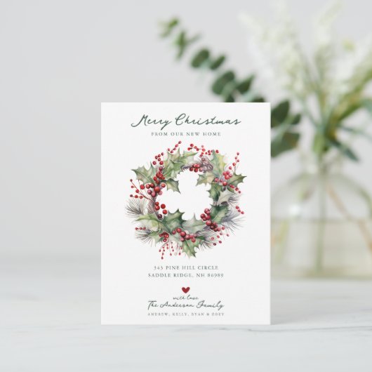 Weihnachtsfeiertag - Ankündigung (Stehend Vorderseite)