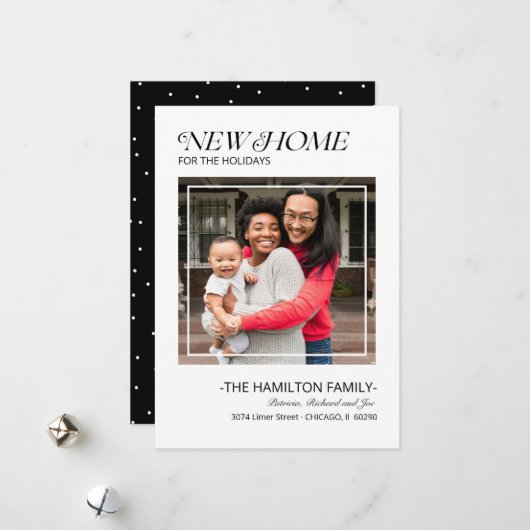 Weihnachtsfeiertag Ankündigung Foto (Vorderseite/Rückseite Beispiel)