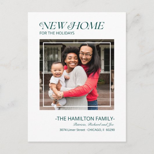 Weihnachtsfeiertag Ankündigung Foto (Vorderseite)