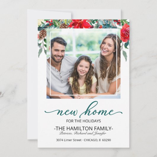 Weihnachtsfeiertag Ankündigung Foto (Vorderseite)