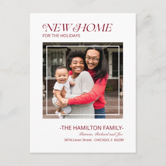 Weihnachtsfeiertag Ankündigung Foto (Vorderseite)