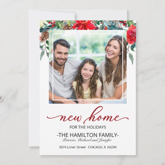 Weihnachtsfeiertag Ankündigung Foto (Vorderseite)