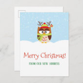 Weihnachtsfeiertag Ankündigung Neue Adresse (Vorne/Hinten)