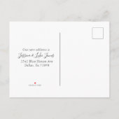 Weihnachtsfeiertag Ankündigung Neue Adresse (Rückseite)