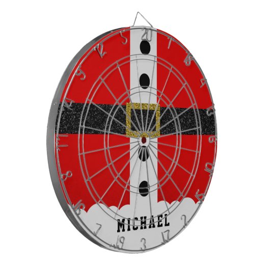 Weihnachtsfeiertag Anzug Moderner Glitzer Gürtel Dartscheibe (Vorderseite Links)