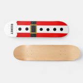 Weihnachtsfeiertag Anzug Moderner Glitzer Gürtel Skateboard (Horizontal)