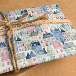 Weihnachtsfeiertag Aquarellfarbenes Tissue Seidenpapier