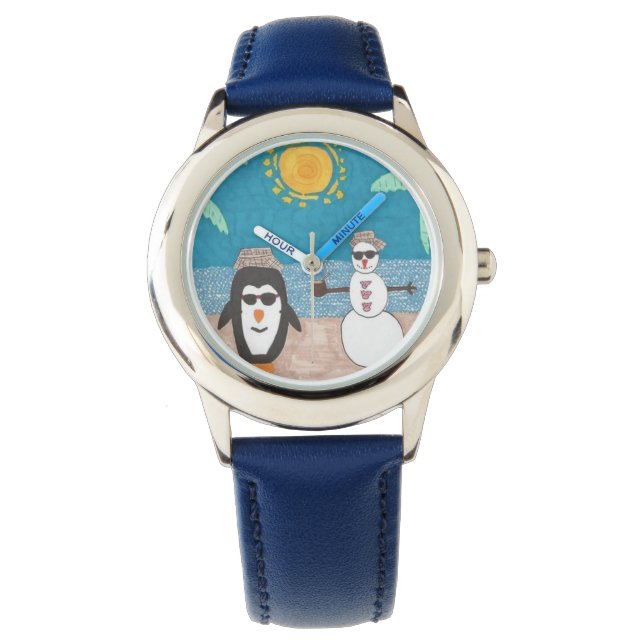 Weihnachtsfeiertag Armbanduhr (Vorderseite)